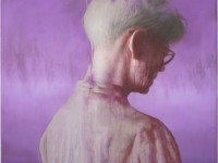紫の龍一_Purple Sakamoto Ryuichi-油彩畫布-Oil on the canvas60x60cm-2022 HP